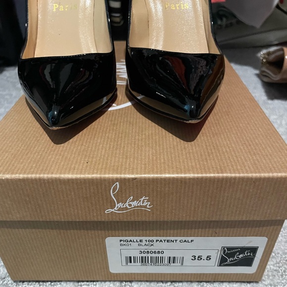 Black Christian Louboutin Heels - Picture 2 of 6